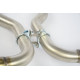  SUPERSPRINT exhaust systems Supersprint Rear pipe Right - Left (Muffler delete) VW TOUAREG 3.6 FSI V6 10-13 | races-shop.com