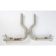  SUPERSPRINT exhaust systems Supersprint Rear pipe Right - Left (Muffler delete) VW TOUAREG 3.6 FSI V6 10-13 | races-shop.com