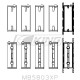 Engine parts KING main bearing BMW S65B40A (no extra coating) | races-shop.com