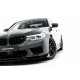 Body kit and visual accessories MAXTON DESIGN front splitter for BMW M5 F90, glossy black, V3 | races-shop.com