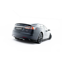 MAXTON DESIGN rear diffuser for Tesla Model S Mk1, glossy black