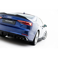 MAXTON DESIGN Street Pro rear side splitters for Audi S5 Coupe F5, black