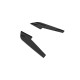 Body kit and visual accessories Street Pro Rear Side Splitters Audi S5 Coupe F5 (Black) | races-shop.com