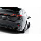 Body kit and visual accessories MAXTON DESIGN rear splitter for Audi A6 S-Line C9 (with vertical bars), glossy black, V3 | races-shop.com