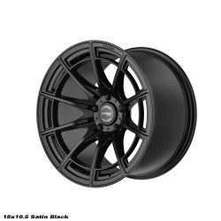 STROM DS-F55 wheel 18x10.5 5x114.3 73.1 ET10, Full Satin Black