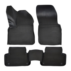3D rubber floor mats for AUDI Q8 2018-up 5seats 4pcs