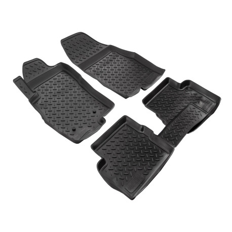 For specific model 3D rubber floor mats for FIAT Grande Punto 2005-2018 4pc | races-shop.com