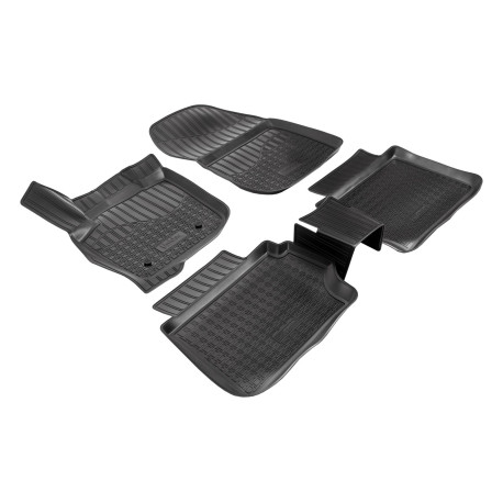 For specific model 3D rubber floor mats for FORD Fusion 2012-2018 4pc | races-shop.com