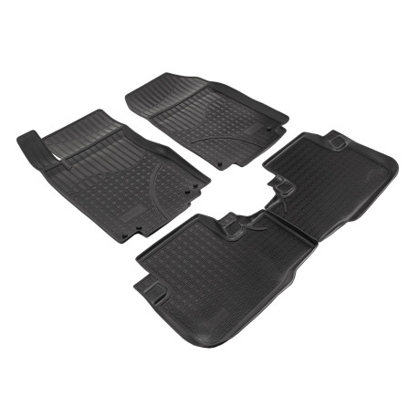 For specific model 3D rubber floor mats for HONDA CR-V 2012-2017 4pc | races-shop.com