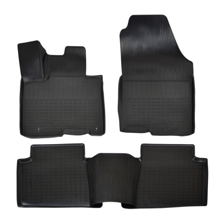 For specific model 3D rubber floor mats for HYUNDAI Tucson LWB USA 2021-up 5pcs | races-shop.com