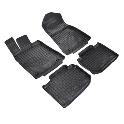 3D rubber floor mats for LEXUS IS III 2013-2020