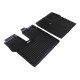 For specific model 3D rubber floor mats for MAN TGX 2007-up 4pc | races-shop.com