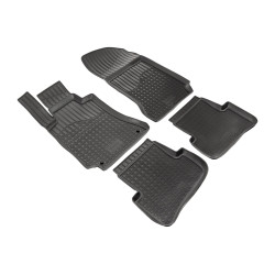 3D rubber floor mats for MERCEDES C-Class W204 2011-2014 4pc