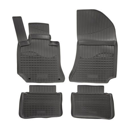 For specific model 3D rubber floor mats for MERCEDES E-Class W212 2009-2016 4pc | races-shop.com