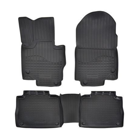 For specific model 3D rubber floor mats for MERCEDES GLS II X167 2019 -up 5 seats, 5 pcs | races-shop.com