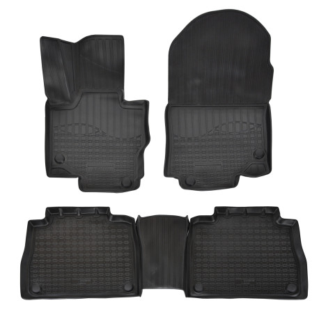 For specific model 3D rubber floor mats for MERCEDES GLE V167 2018-up 5pcs | races-shop.com