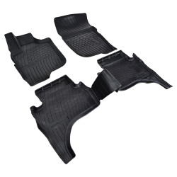 3D rubber floor mats for MITSUBISHI L200 2015-up
