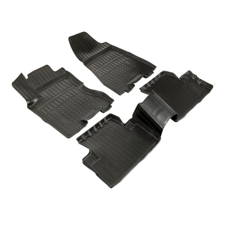 For specific model 3D rubber floor mats for NISSAN X-Trail T31 2007-2014 4pc | races-shop.com