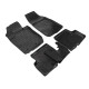 For specific model 3D rubber floor mats for NISSAN Terrano 4WD 2010-2017 4pc | races-shop.com