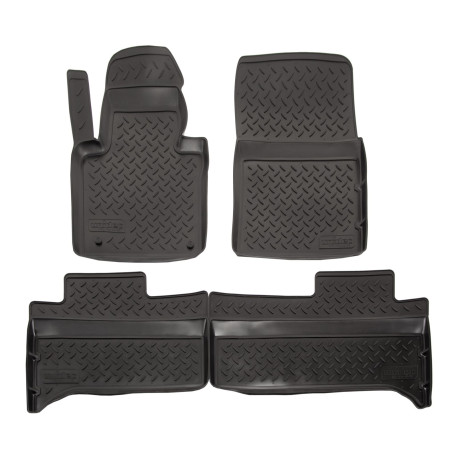 For specific model 3D rubber floor mats for LANDROVER Range Rover 2002-2012 4pc | races-shop.com