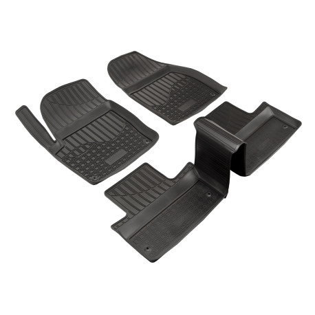 For specific model 3D rubber floor mats for LANDROVER Range Rover Evoque 2011-2018 4pc | races-shop.com