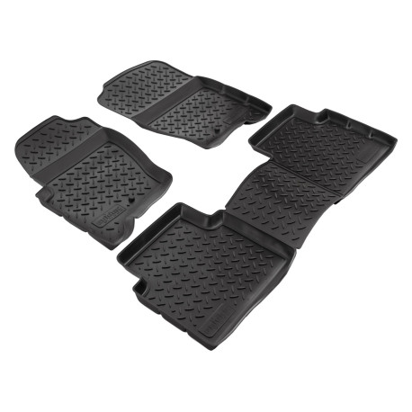 For specific model 3D rubber floor mats for LANDROVER Range Rover Sport 2005-2013 4pc | races-shop.com
