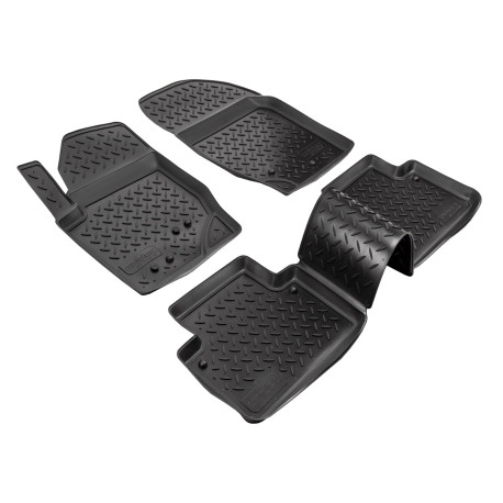 For specific model 3D rubber floor mats for VOLVO XC90 2002-2015 4pc | races-shop.com
