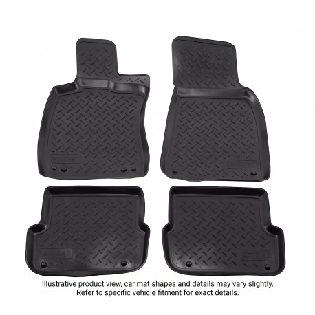 For specific model 3D rubber floor mats for DACIA Lodgy 2012-2017 4pcs | races-shop.com