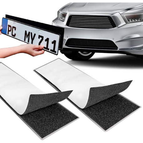  RACES Velcro License Plate Holder (1x) | races-shop.com