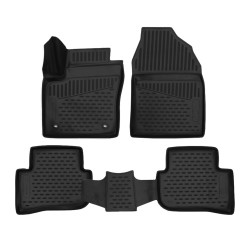 Rubber floor mats for TOYOTA C-HR 4WD 2016-2023 4 pcs