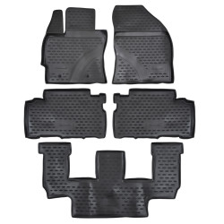 Rubber floor mats for TOYOTA Verso 3 rows 2009-2013 5pcs