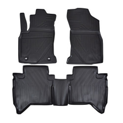 Rubber floor mats for TOYOTA Hilux 2015-up 4pcs