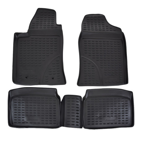 For specific model Rubber floor mats for TOYOTA Avensis 2003-2009 4pcs | races-shop.com