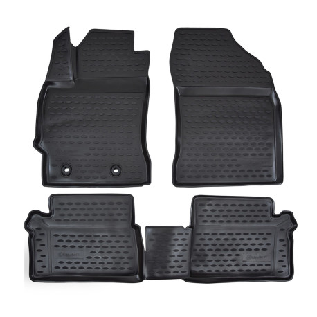 For specific model Rubber floor mats for TOYOTA Auris 2013-2018 4pcs | races-shop.com