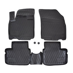 Rubber floor mats for SUZUKI SX-4 2006 - 2013 4pcs