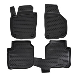 Rubber floor mats for SKODA Superb 2009-2014 4pcs