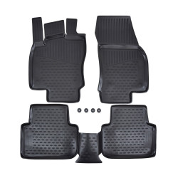 Rubber floor mats for SEAT Ateca 2016-up 4pcs