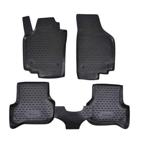 For specific model Rubber floor mats for SEAT Altea 2005-2009 4pcs | races-shop.com