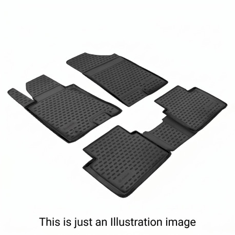 For specific model Rubber floor mats for RENAULT Captur 2019-up 4pcs | races-shop.com