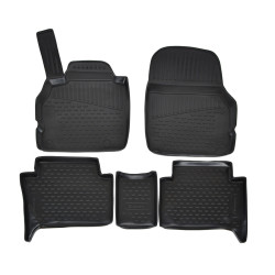 Rubber floor mats for RENAULT Scenic II 2003-2010 5pcs