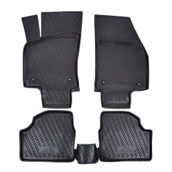 Rubber floor mats for OPEL Astra H 2004-2009 hb 4pcs