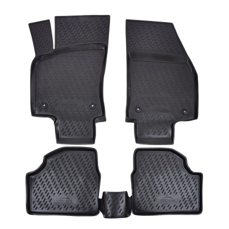 For specific model Rubber floor mats for OPEL Astra H 2004-2009 hb 4pcs | races-shop.com