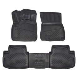 Rubber floor mats for NISSAN X-Trail T33 4 2021-up 3pcs