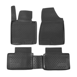Rubber floor mats for KIA Cee`D 2012-2018, 4pcs