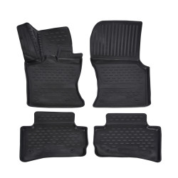 Rubber floor mats for JAGUAR F-Pace 2016-up 4 pcs