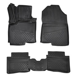 Rubber floor mats for HYUNDAI Bayon 2022-up 4pcs