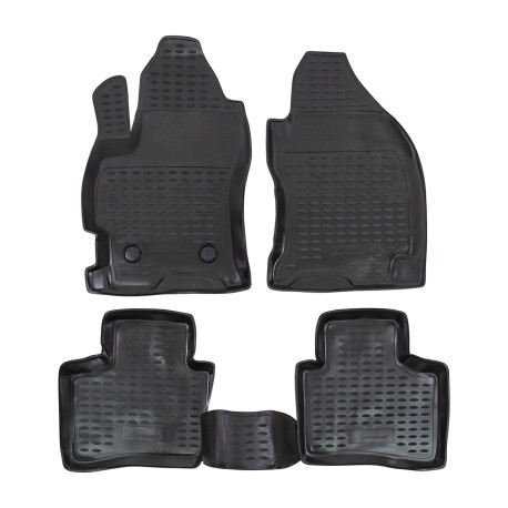 For specific model Rubber floor mats for FORD Mondeo 2000-2007 4pcs | races-shop.com