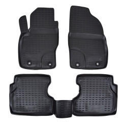 Rubber floor mats for FORD Focus II 2004-2010 4pcs