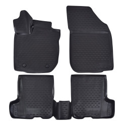 Rubber floor mats for DACIA Sandero 2012-2020 4pcs