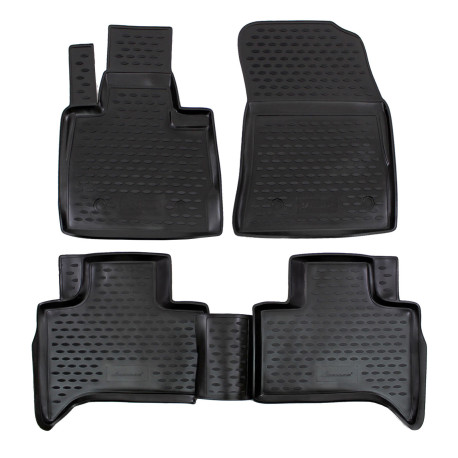 For specific model Rubber floor mats for BMW X5 E53 1999-2006 4pcs | races-shop.com